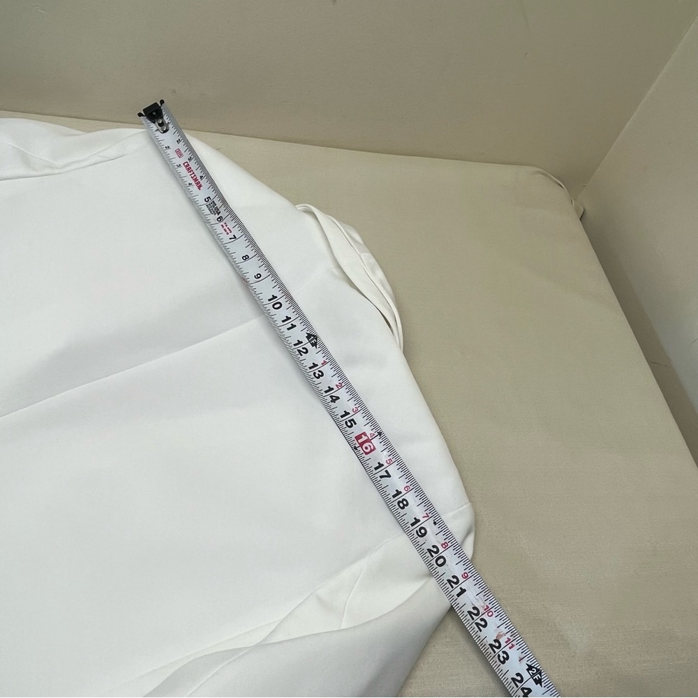 Oscar De La Renta Formal Double Breasted White Blazer - Picture 12 of 16